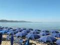 Panorama from the sea hotel in Follonica, Tuscany