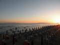 Sonnenuntergang auf dem Meer von Follonica, Toskana